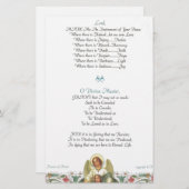 pope francis=st. francis simple prayer=angel (Front/Back)