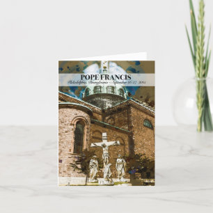 Pope Francis Visits Philadelphia PA Notecard