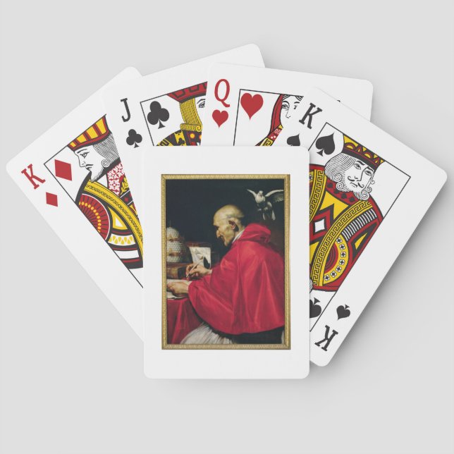 Pope Gregory the Great Poker Cards (Back)