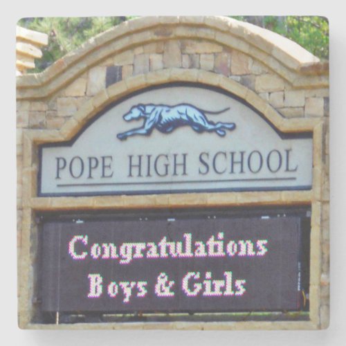 Pope High School Marietta Ga Marble Stone Coast Stone Coaster