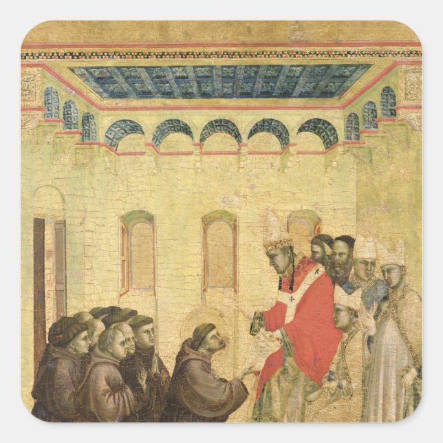 Pope Innocent III Square Sticker (Front)