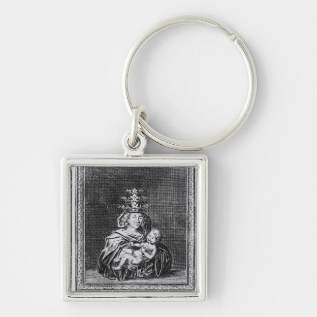 Pope Joan with her child Keychain (Front)