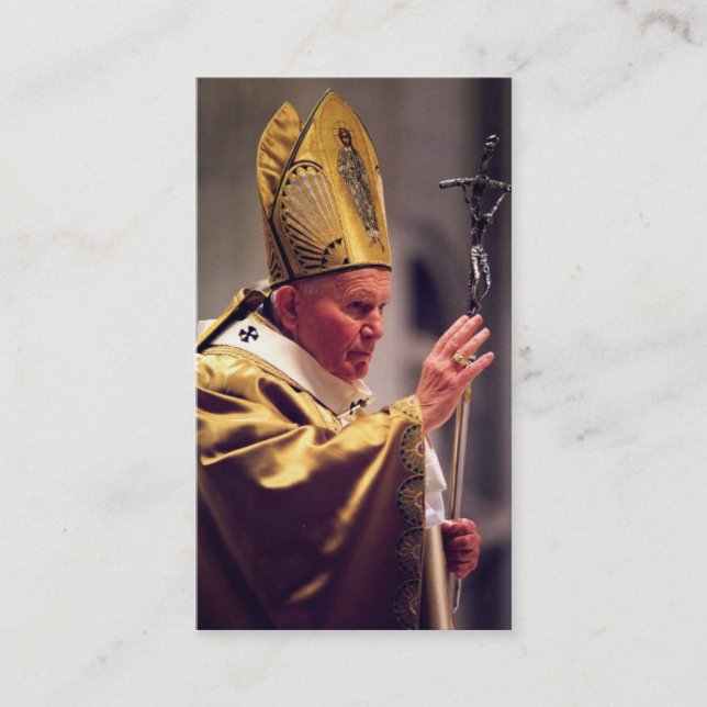 Pope John Paul II Beatification Card (Front)