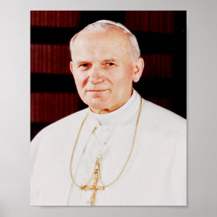 Pope John Paul II Classical Masterpiece Art Poster