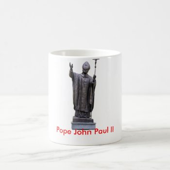 Pope John Paul Ii Coffee Mug by lampionus at Zazzle