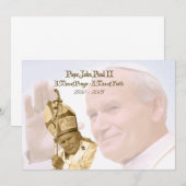 Pope John Paul II Collage Notecards (Front/Back)