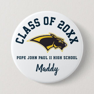 Pope John Paul Ii High School Button Logo Custom