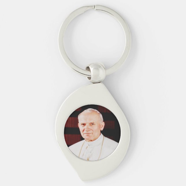 Pope John Paul II Keychain (Front)