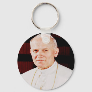 Pope John Paul II Keychain
