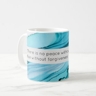 Pope John Paul II Positive Uplifting Blue Ink Coffee Mug