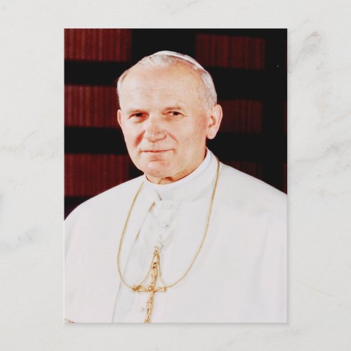Pope John Paul II Postcard