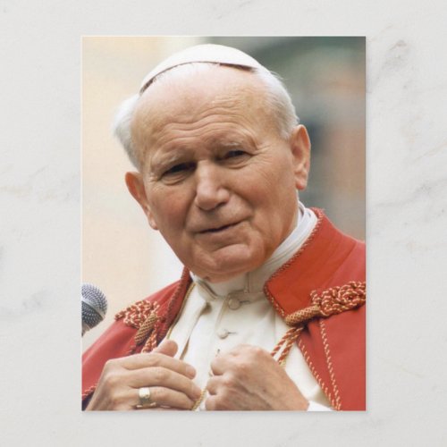 Pope John Paul II Prayer Beatification Card