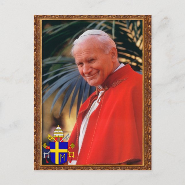 Pope John Paul II Prayer Beatification Card (Front)