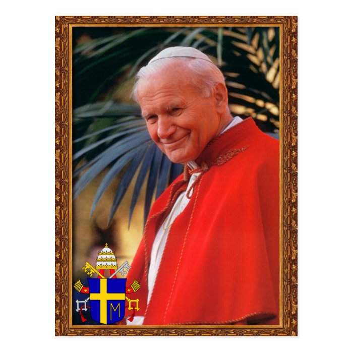 Pope John Paul II Prayer Beatification Card Postcard