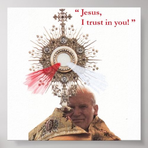 Pope John Paul II print