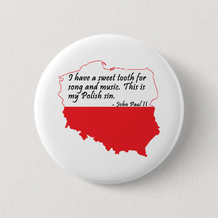 Pope John Paul II Quote Button