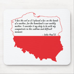 Pope John Paul II Quote Mouse Pad