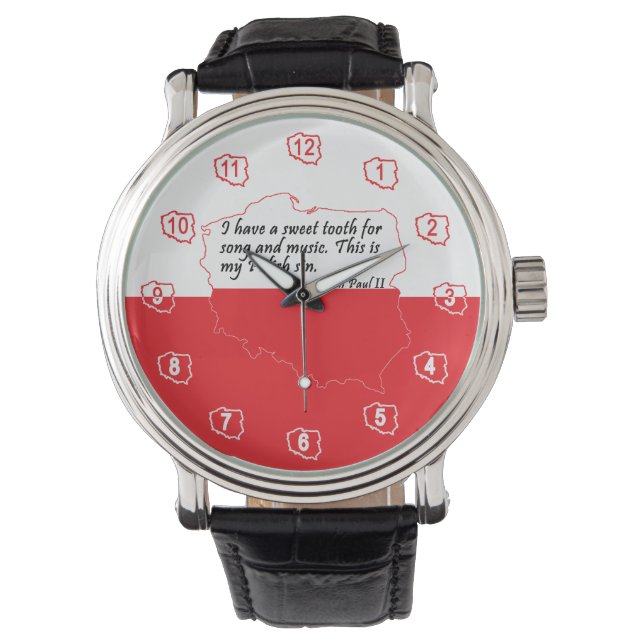 Pope John Paul II Quote Watch (Front)
