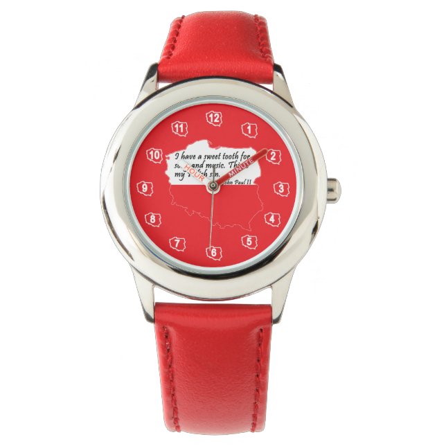 Pope John Paul II Quote Watch (Front)