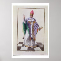 Pope Leo III (795-816) from 'Receuil des Estampes,