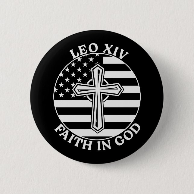 Pope Leo the 16th Leo XIV Button (Front)
