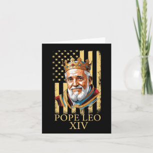 Pope Leo Xiv, American Flag 2025 Vatican Leo Xiv E Card