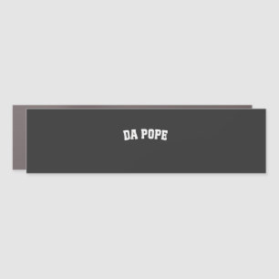 Pope Leo XIV Christian Church Da Pope Da  Car Magnet