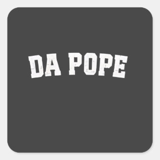 Pope Leo XIV Christian Church Da Pope Da Square Sticker