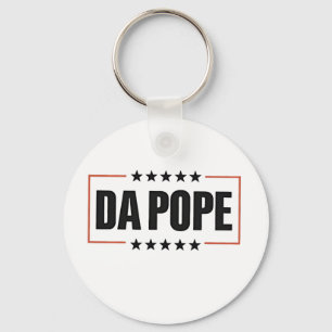 Pope Leo XIV Christian Church Da Pope Keychain