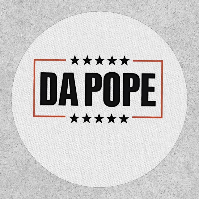  Pope Leo XIV Christian Church Da Pope  Patch (Front)