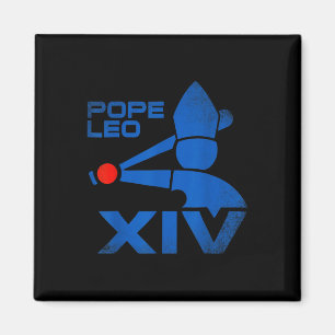 Pope Leo Xiv Da Pope Pope Leo 14 Baseball Magnet