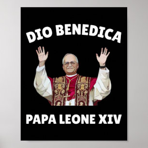 Pope Leo Xiv - God Bless Pope Leo Xiv Poster