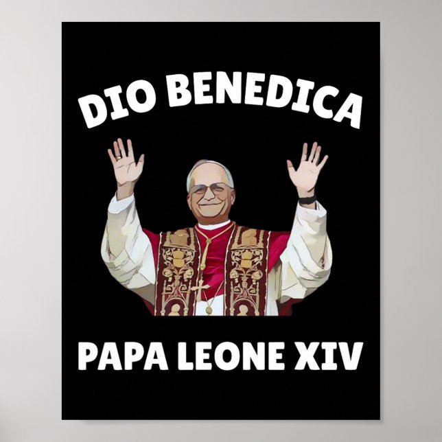 Pope Leo Xiv - God Bless Pope Leo Xiv  Poster (Front)