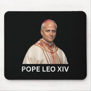 Pope Leo Xiv , God Bless Pope Leo Xiv Tee Mouse Pad