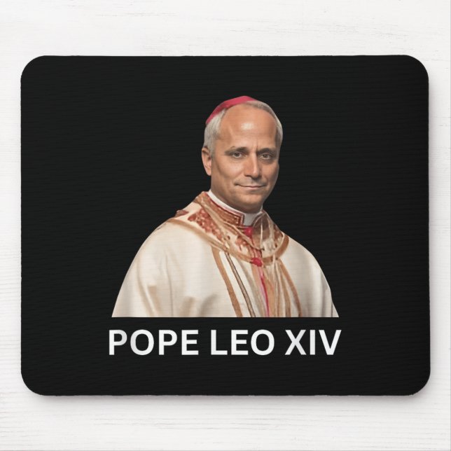 Pope Leo Xiv , God Bless Pope Leo Xiv Tee  Mouse Pad (Front)