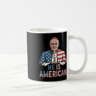 Pope Leo Xiv He Is American Cardinal Robert Franci Coffee Mug