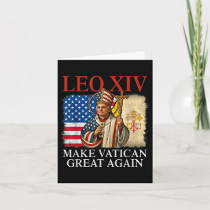 Pope Leo Xiv Make Vatican Great Again Catholic Chu Card