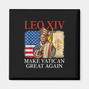 Pope Leo Xiv Make Vatican Great Again Catholic Chu Magnet