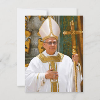 Pope Leo XIV Mass Sistine Chapel Postcard