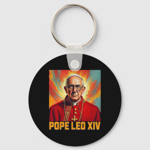 Pope Leo Xiv - New Pope Leo Xiv 1 Keychain