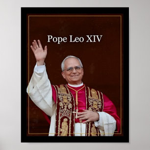 Pope Leo Xiv Poster