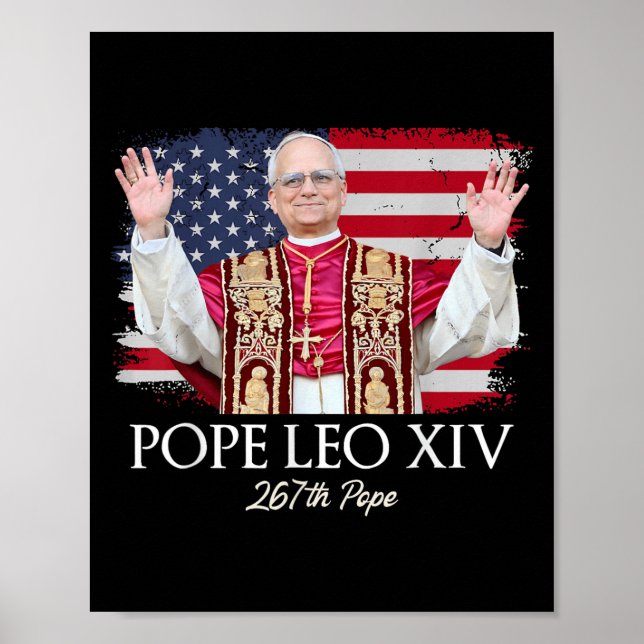 Pope Leo Xiv Robert Francis Prevost First American Poster (Front)