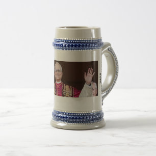 Pope Leo XIV, The First American Pope Beer Stein