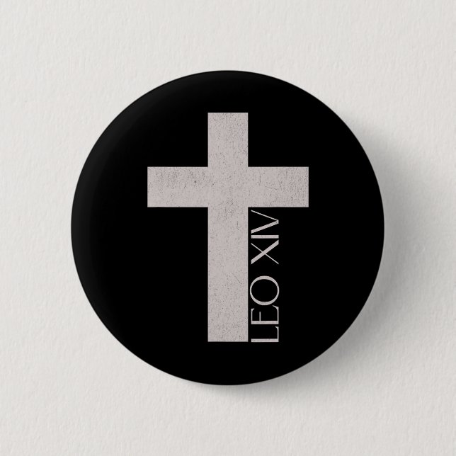 Pope Leon Xiv  Button (Front)