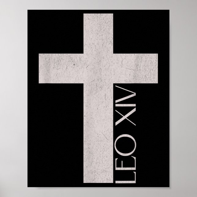 Pope Leon Xiv, Habemus Papam, Catholic  Poster (Front)