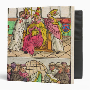 Pope Martin V is installed to the Papacy 3 Ring Binder
