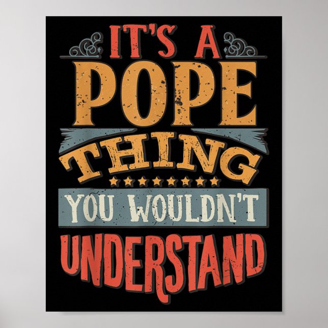 Pope Name _2  Poster (Front)