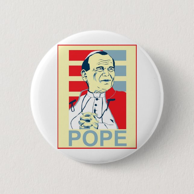 POPE PINBACK BUTTON (Front)