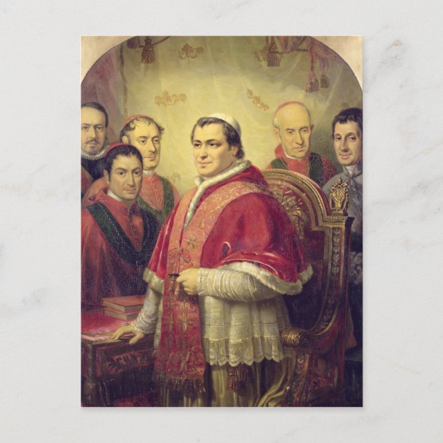 Pope Pius IX  1847 Postcard (Front)
