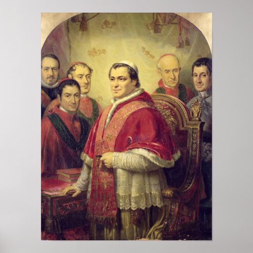Pope Pius IX  1847 Poster